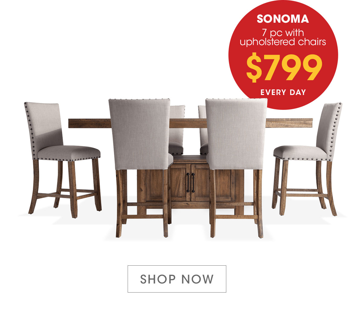 Bobs Discount Furniture My Sonoma Dining Set is Now Available in a