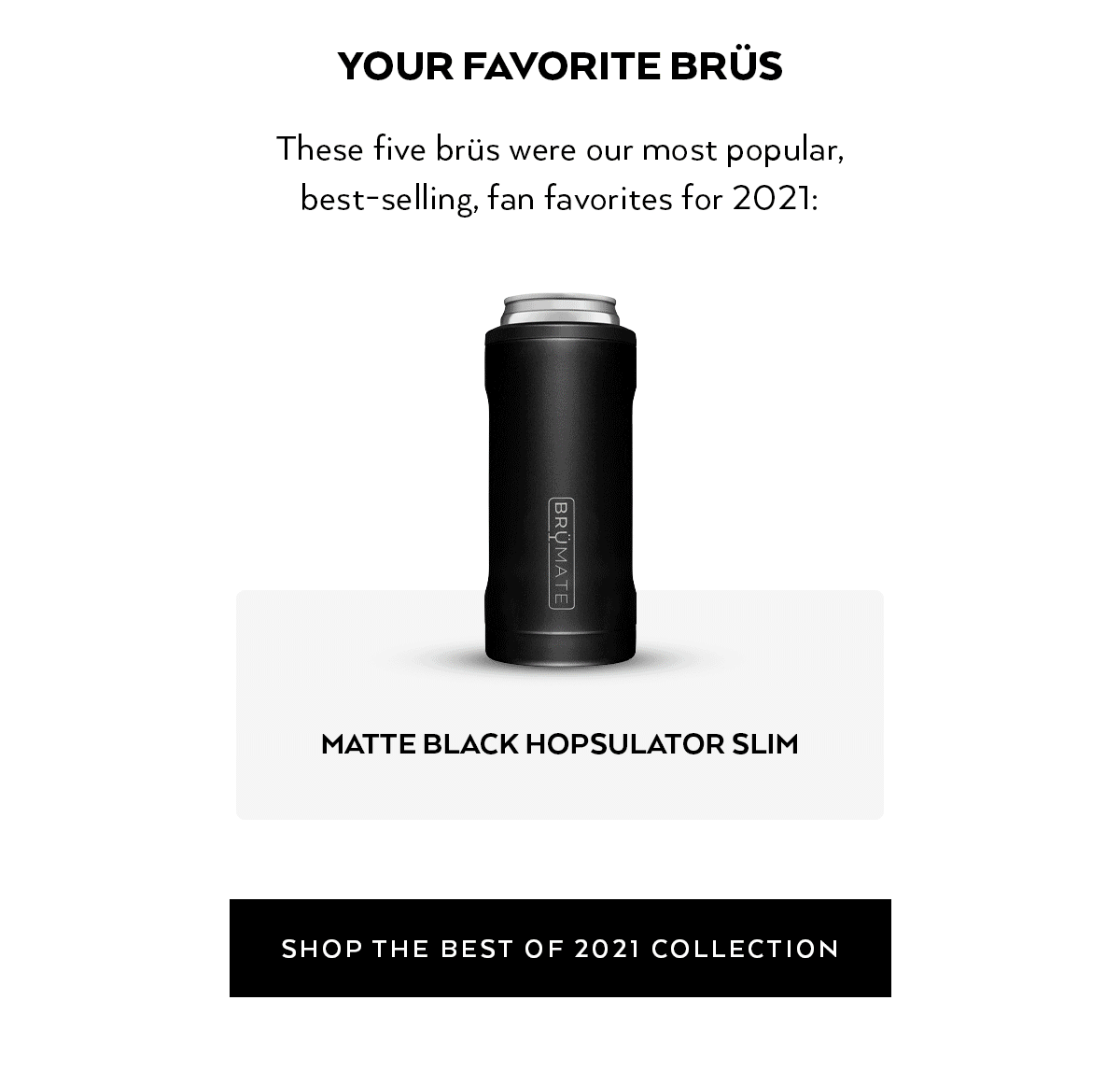 Shop our most loved Brüs of 2021 Bru Mate