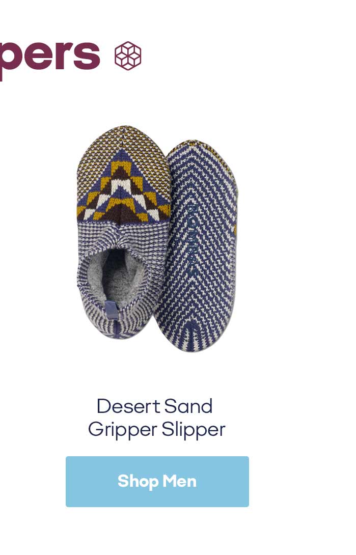 Sherpa Lined Gripper Slipper Shop Men