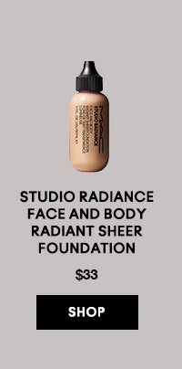 STUDIO RADIANCE FACE AND BODY RADIANT SHEER FOUNDATION$33SHOP