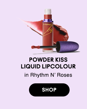 POWDER KISS LIQUID LIPCOLOUR 
in Rythm ‘N’ Roses
SHOP