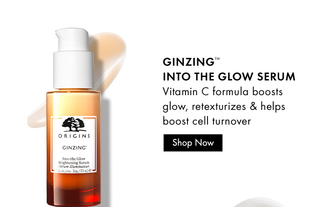 Ginzing Into the Glow Serum. Shop Now