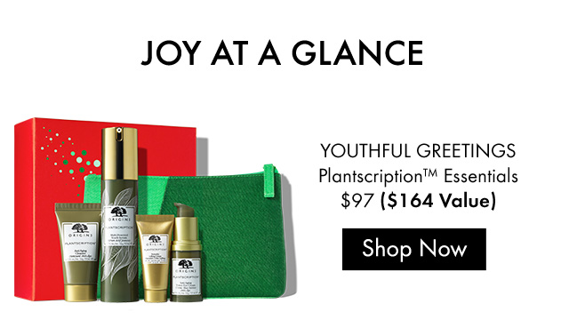 JOY AT A GLANCE | YOUTHFUL GREETINGS | Plantscription Essentials | $97 ($164 Value) | Shop Now