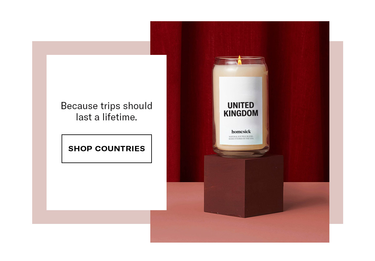 Because trips should last a lifetime.| SHOP COUNTRIES