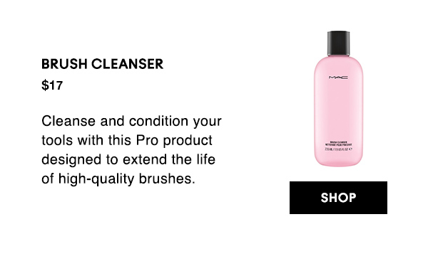 BRUSH CLEANSER
$17
Cleanse and condition your tools with this Pro product designed to extend the life of high-quality brushes. 

SHOP