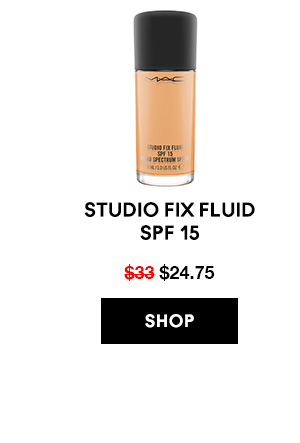 STUDIO FIX FLUID
SPF 15
$24.75

SHOP