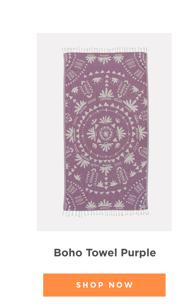 Boho Towel Purple | SHOP NOW