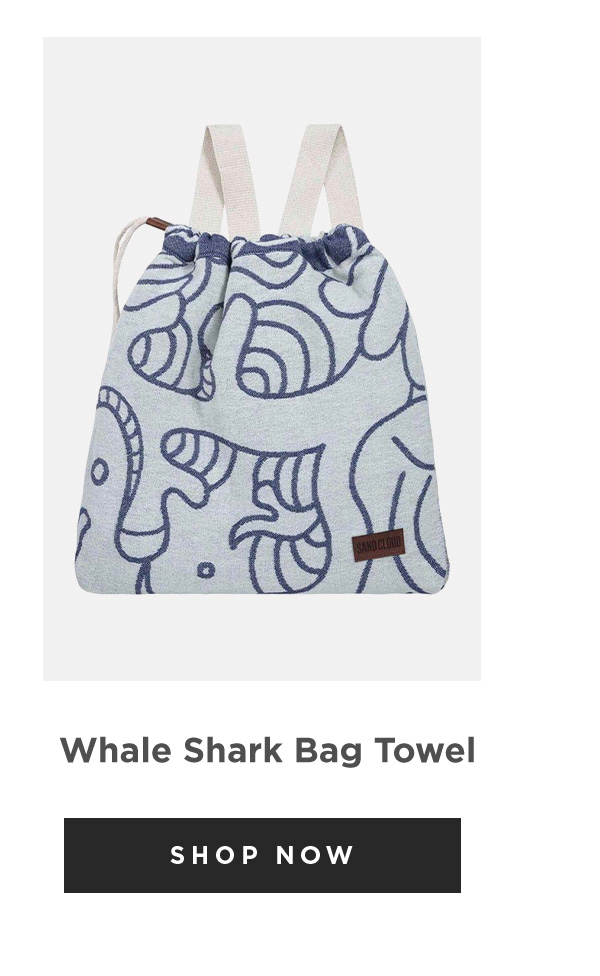 Whale Shark Bag Towel | SHOP NOW