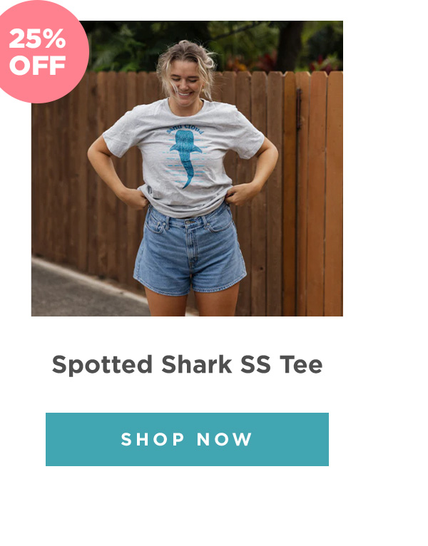 25% OFF -  Spotted Shark SS Tee | SHOP NOW