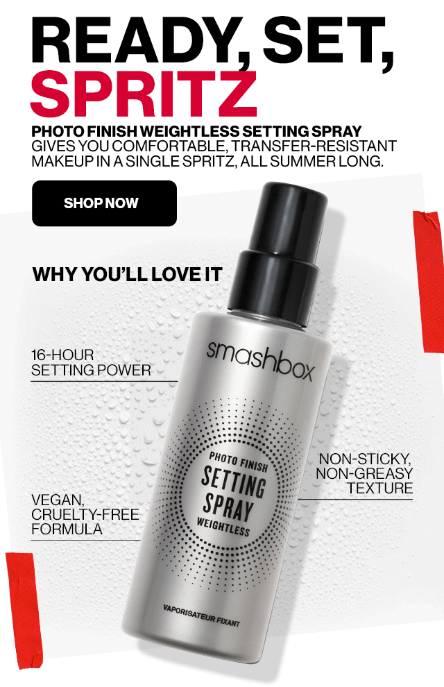 READY, SET, SPRITZ | PHOTO FINISH WEIGHTLESS SETTING SPRAY | SHOP NOW