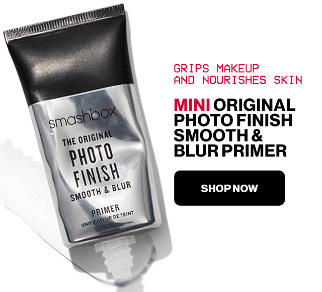 GRIPS MAKEUP AND NOURISHES SKIN | MINI ORIGINAL PHOTO FINISH SMOOTH & BLUR PRIMER | SHOP NOW