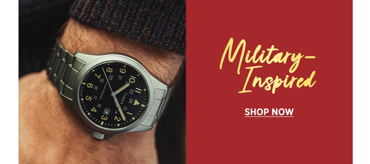Military-Inspired | SHOP NOW