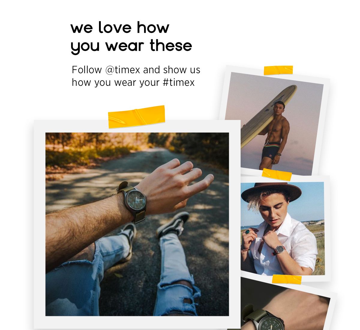 We Love How You Wear These | Follow @timex and show us how you wear your #timex