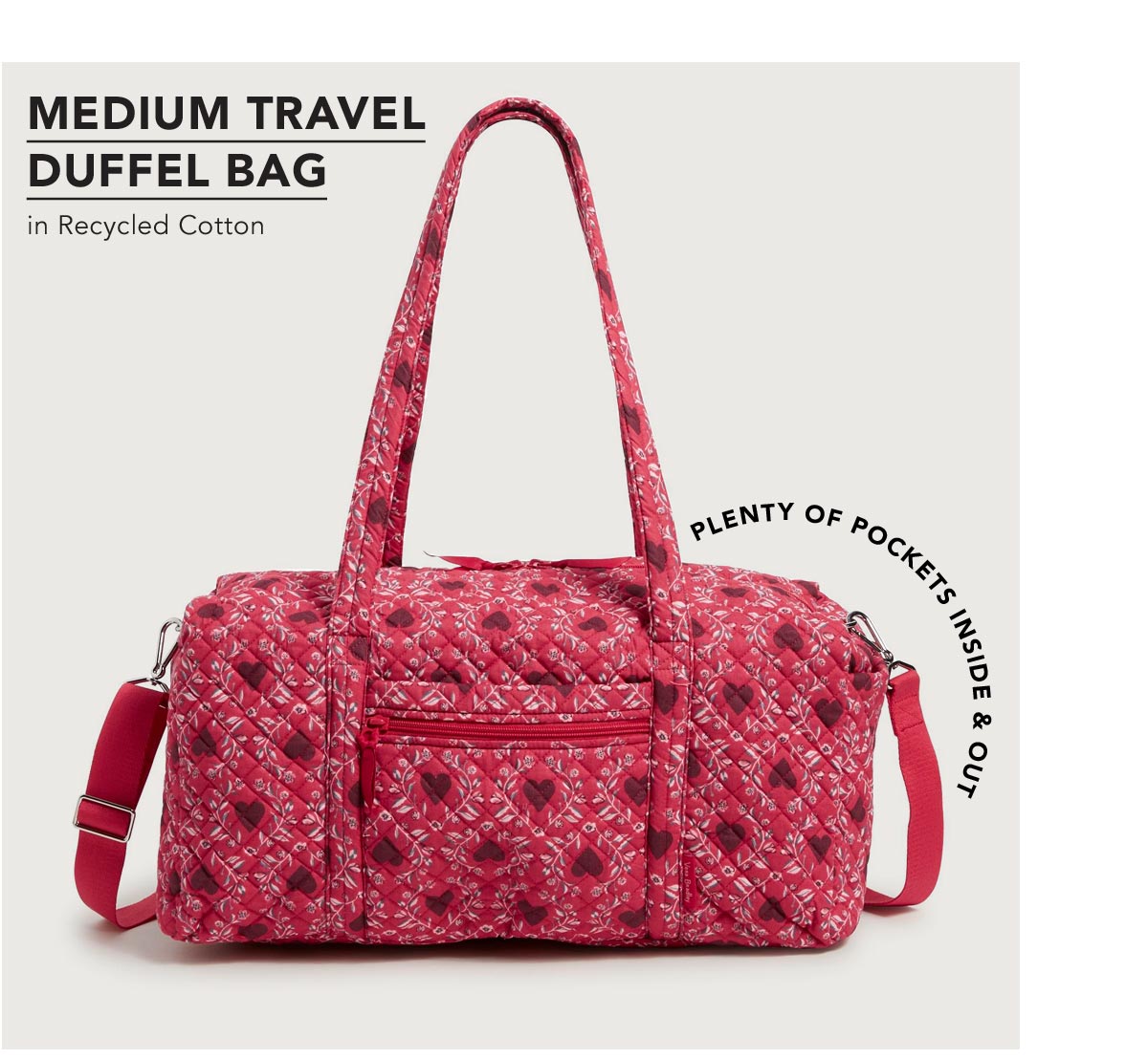Out with the old, in with the new … duffels! Vera Bradley