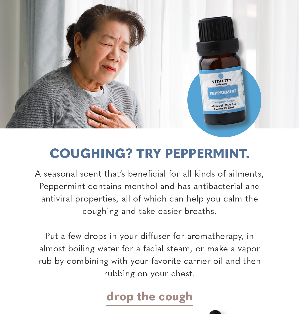 4 oils to treat common cold symptoms 🤒💧 Vitality Extracts