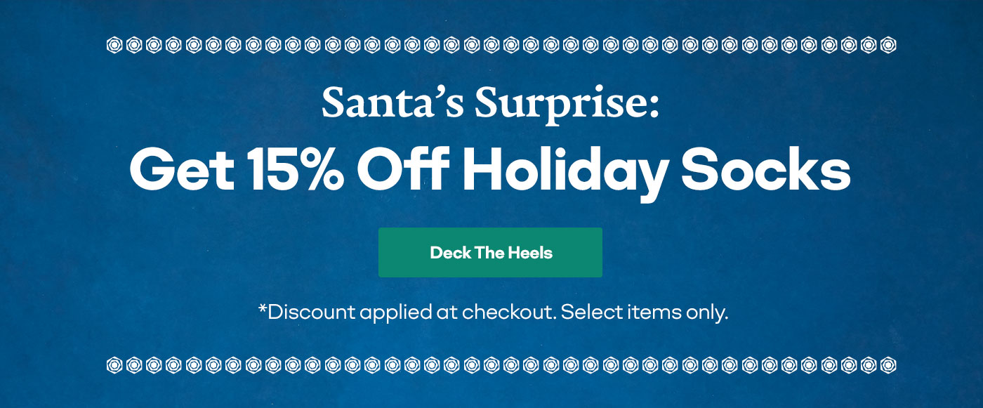Santa's Surprise Sale: Get 15% Off Holiday Socks | Deck the Heels