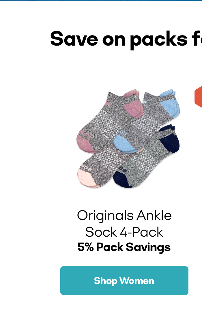 Save on packs for every activity | All-Purpose Performance Quarter & Ankle Sock 6-Pack | 5% Pack Savings | Shop Women