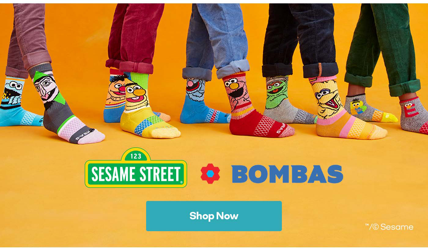 Sesame Street x Bombas | Shop Now