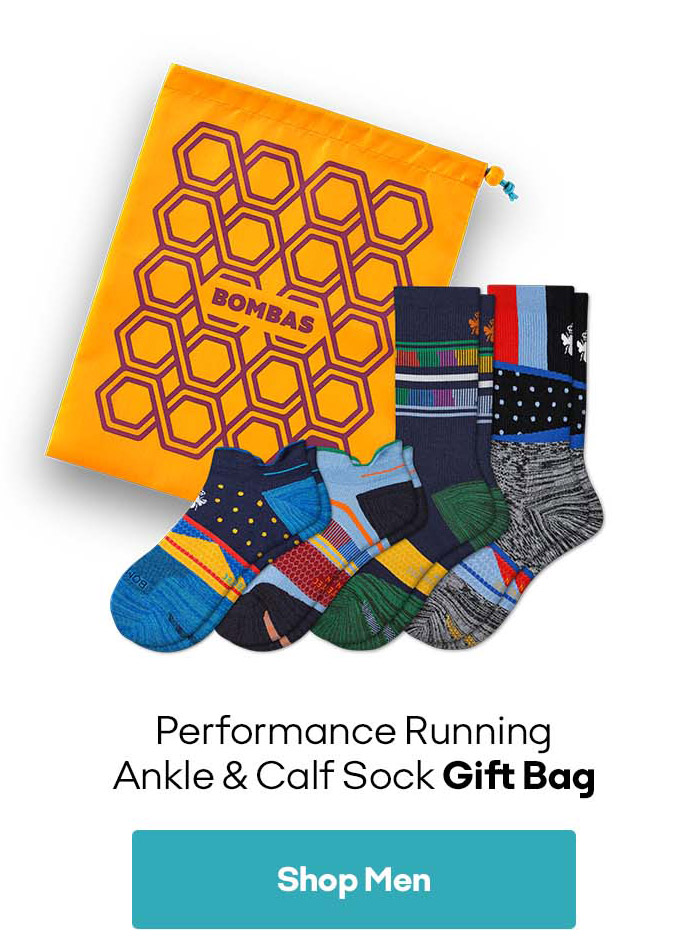 Performance Running Ankle & Calf Sock Gift Bag | Shop Men