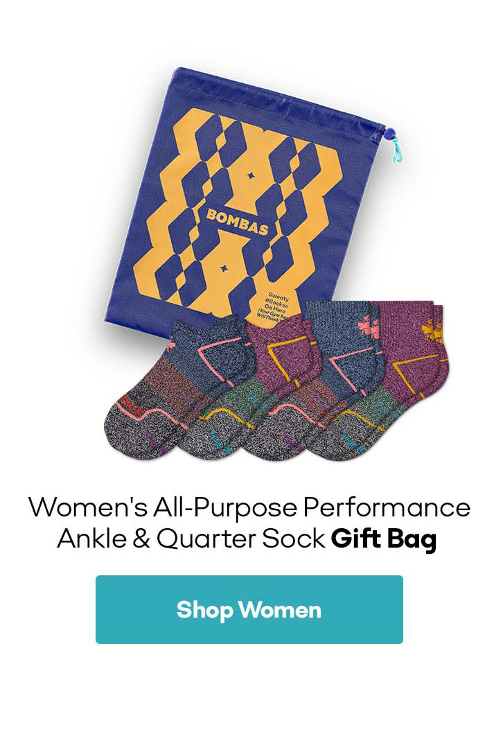 Women's All Purpose Performance Ankle & Quarter Sock Gift Bag | Shop Women