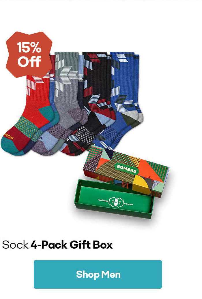 Holiday Snowflake Calf Sock 4-Pack Gift Box | Shop Men