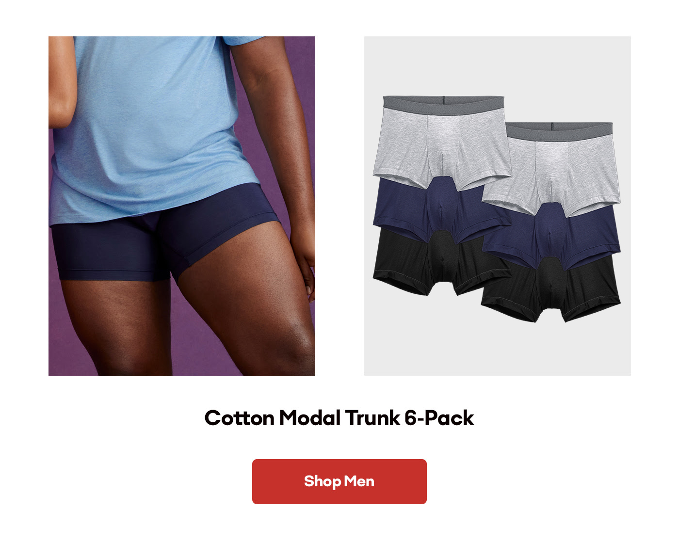 Cotton Modal Trunk 6-Pack | Shop Men