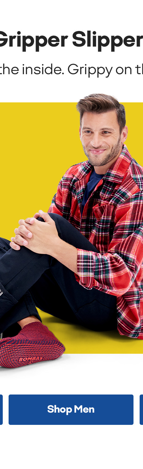 Gripper Slippers | Shop Men