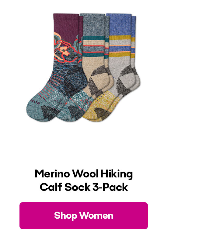 Merino Wool Hiking Calf Sock 3-Pack | Shop Women