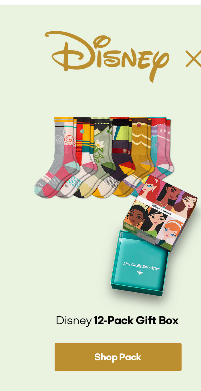 Disney x Bombas | Disney 12-Pack Gift Box | Shop Pack