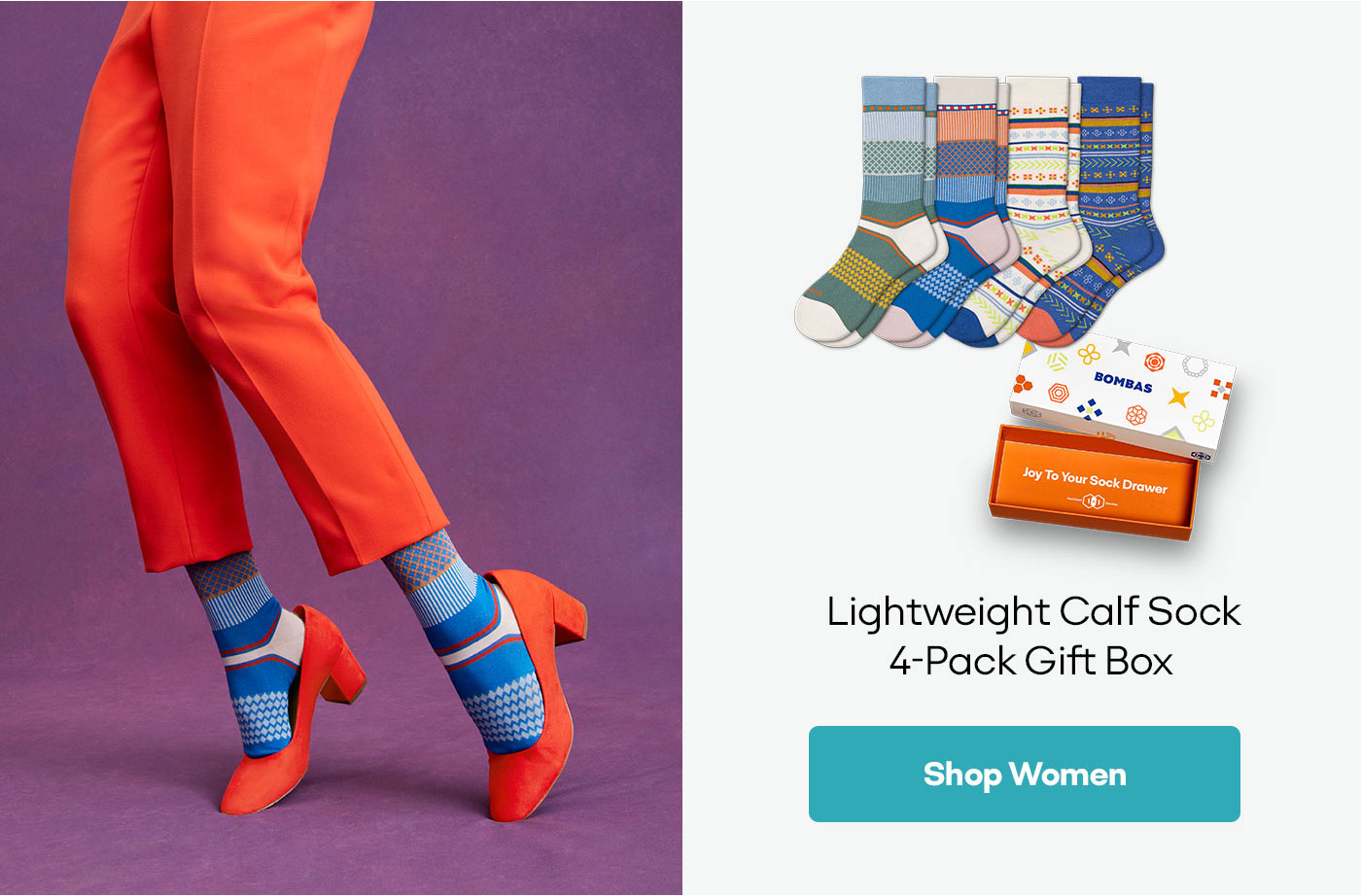 Lightweight Calf Sock 4-Pack Gift Box | Shop Women