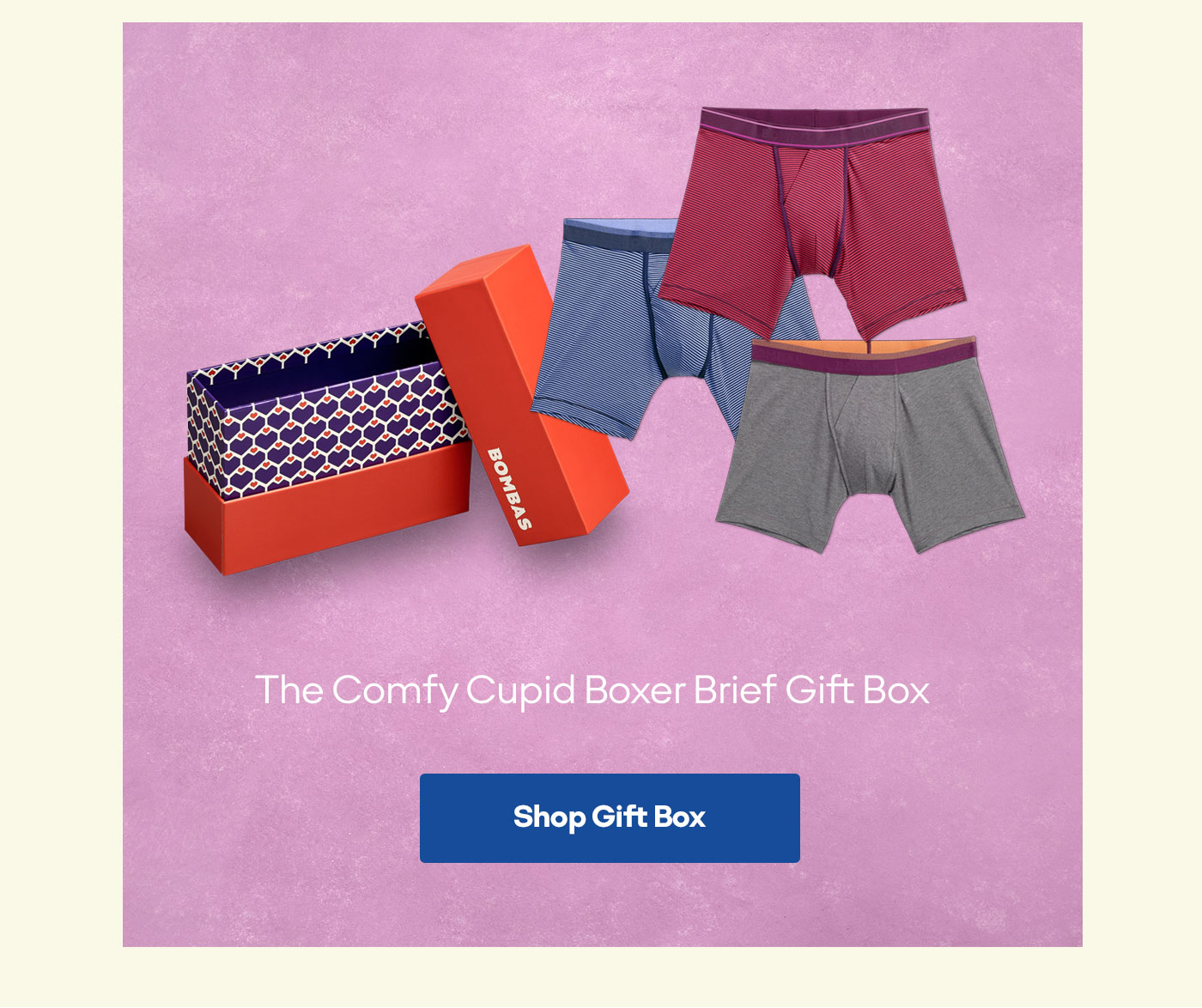 The Comfy Cupid Boxer Brief Gift Box | Shop Gift Box