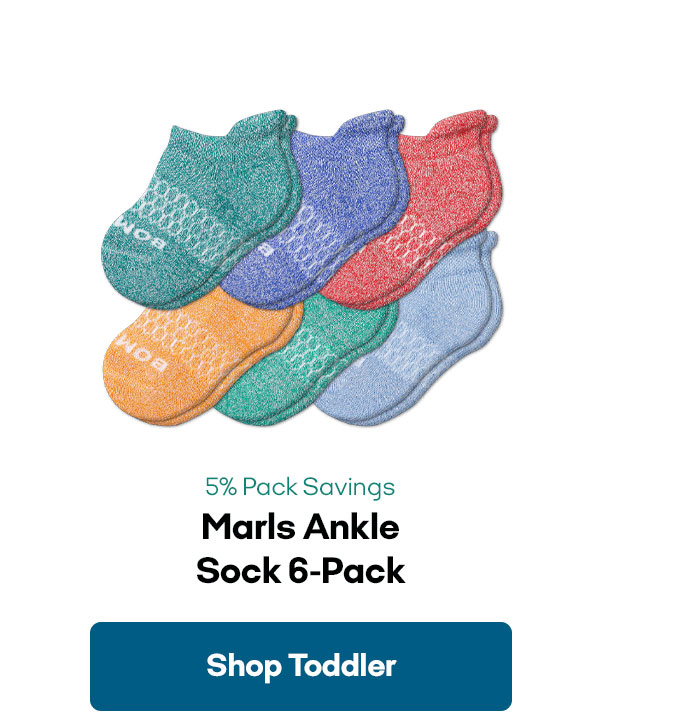 Marls Ankle Sock 6-Pack | Shop Toddler
