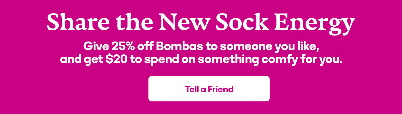 Share the New Sock Energy | Tell a Friend