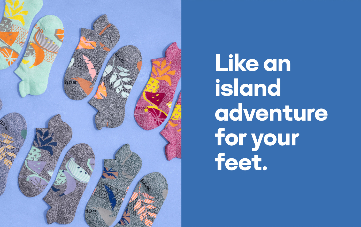 Like an island adventure for your feet.