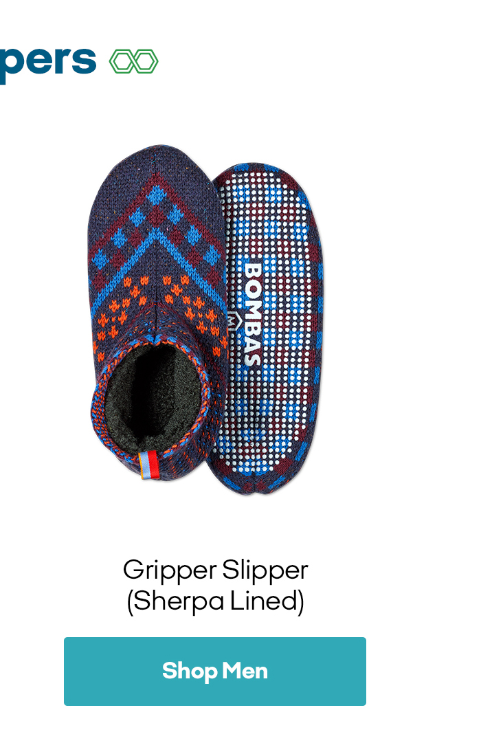 Gripper Slipper (Sherpa Lined) Shop Men
