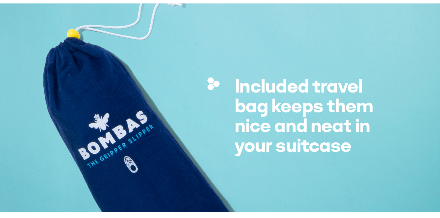 Included travel bag keeps them nice and neat in your suitcase