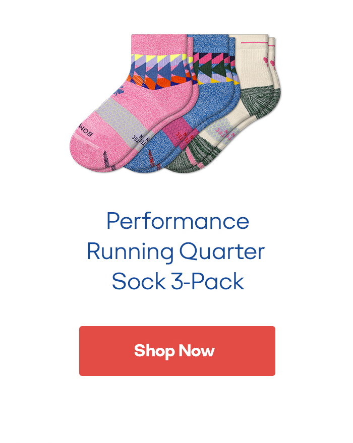 Performance Running Quarter Sock 3-Pack