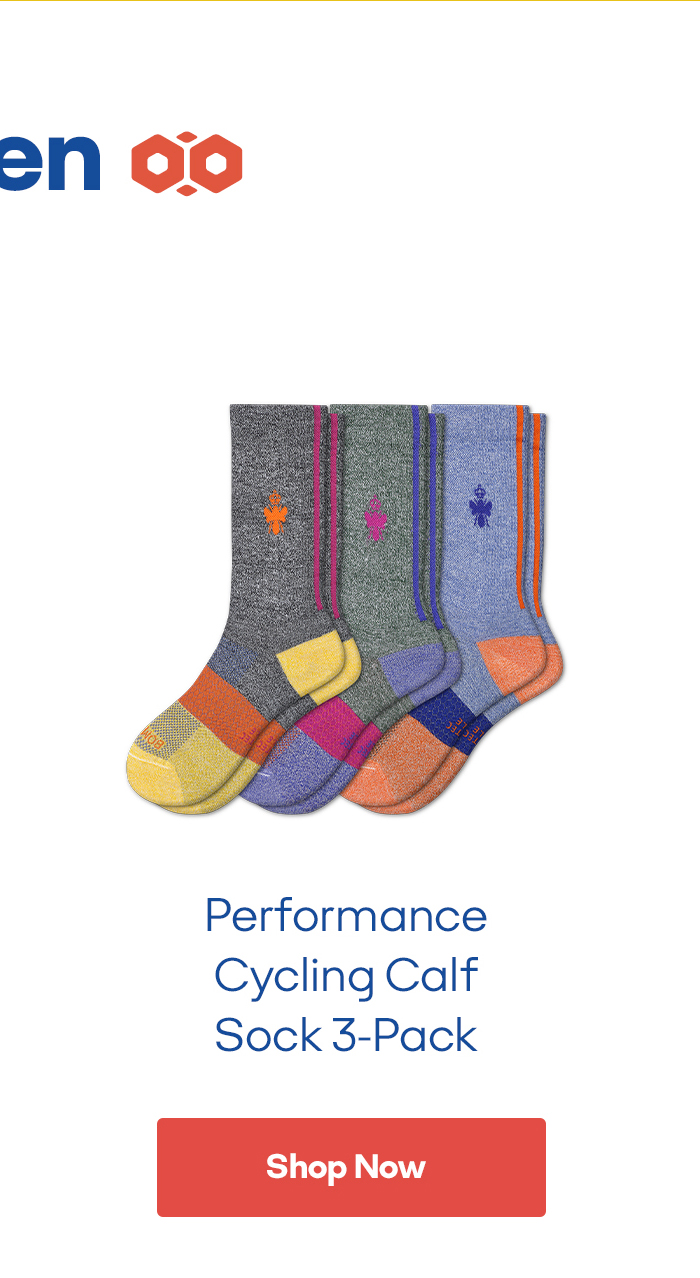 Performance Cycling Calf Sock 3-Pack