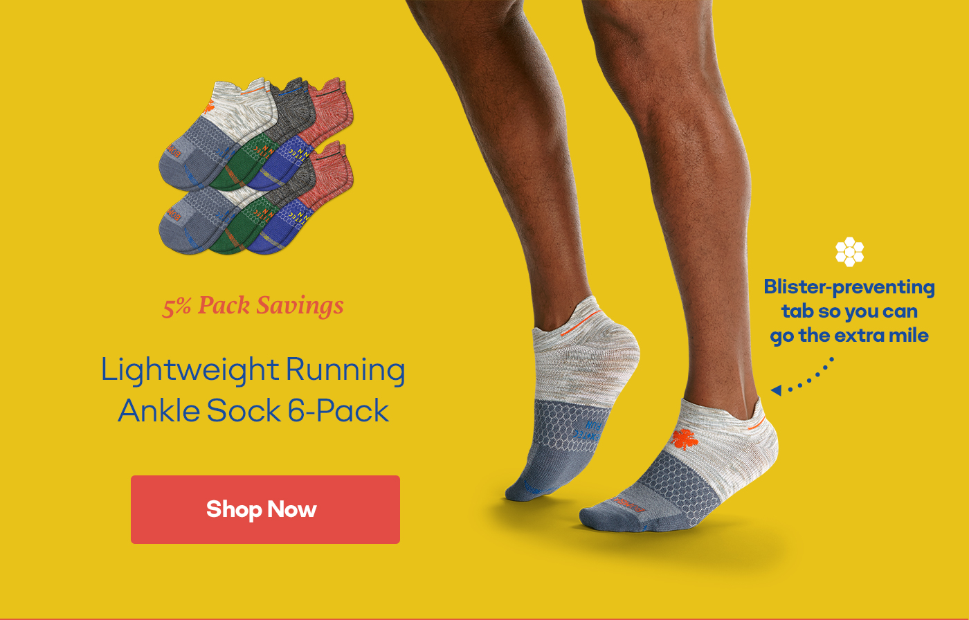 Lightweight Running Ankle Sock 6-Pack