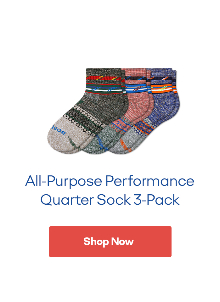 All-Purpose Performance Quarter Sock 3-Pack