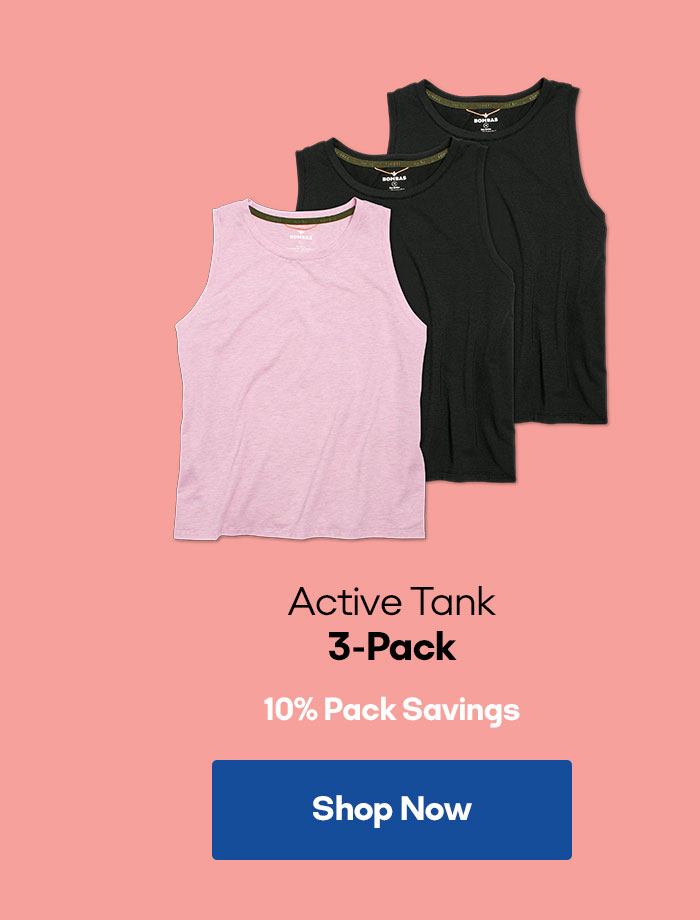 Active Tank 3-Pack 10% Pack Savings Shop Now