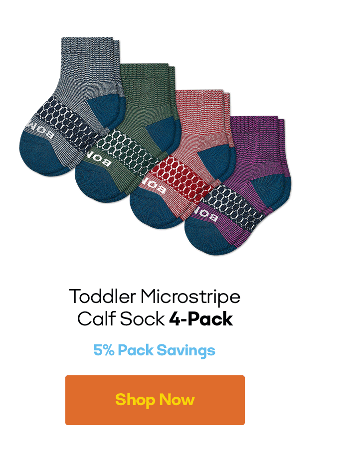 Toddler Microstripe Calf Sock 4-Pack 5% Pack Savings Shop Now