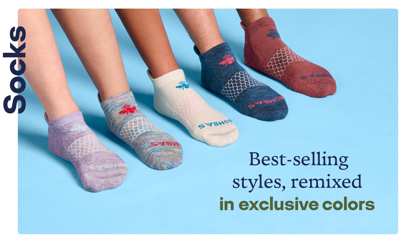 Socks Best-selling styles, remixed in exclusive colors