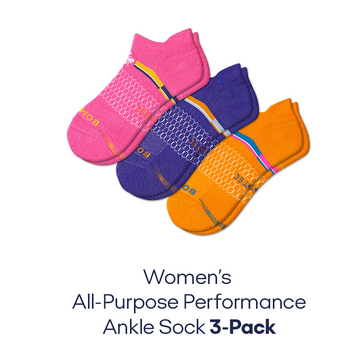 Women's All-Purpose Performance Ankle Sock 3-Pack