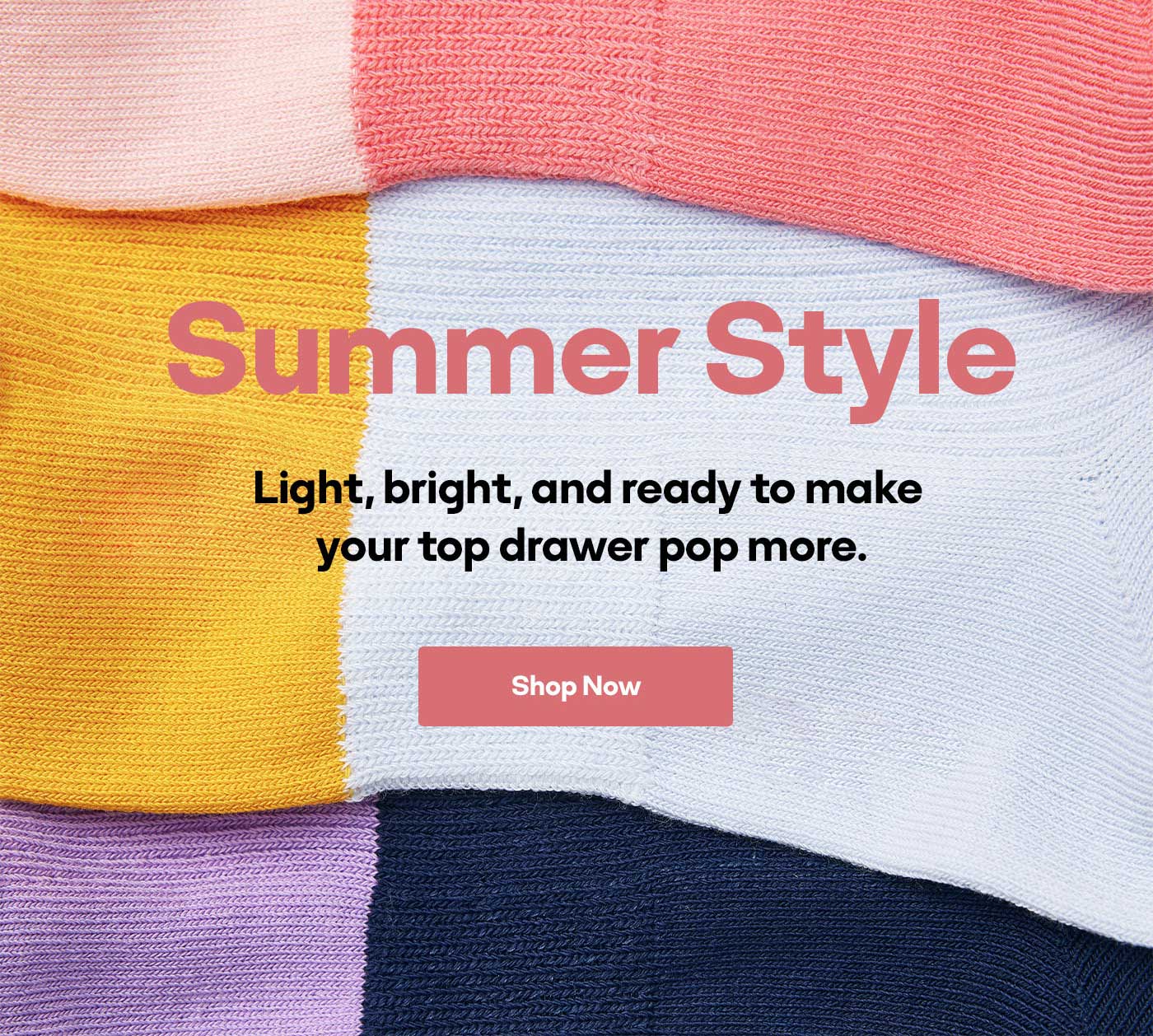 Summer Style | Light, bright, and ready to make your top drawer pop more. | Shop Now