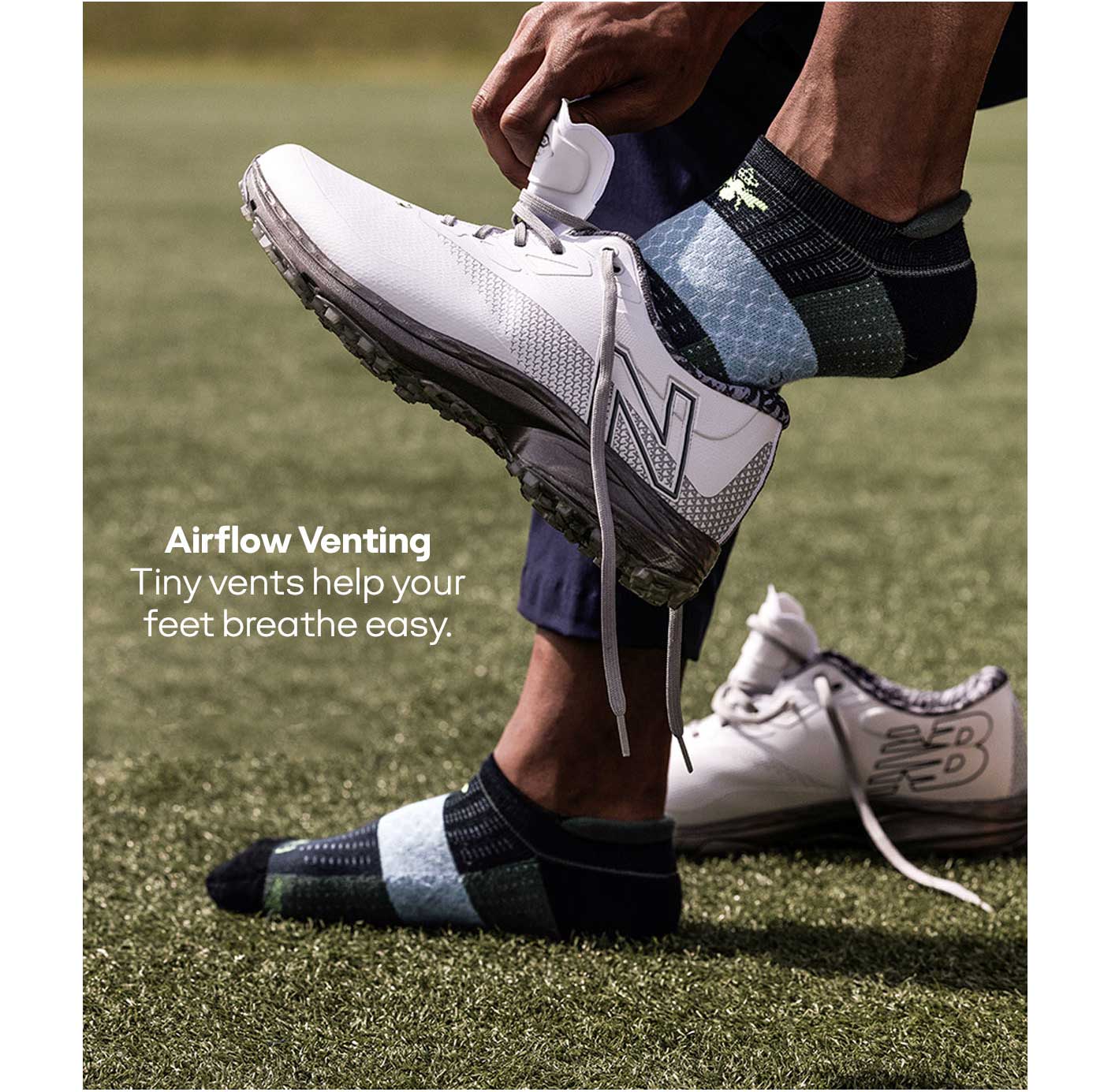 Airflow Venting | Tiny vents help your feet breathe easy.