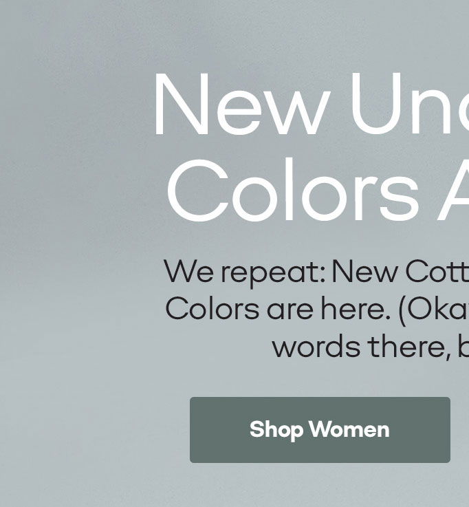 New Underwear Colors Are Here | Shop Women
