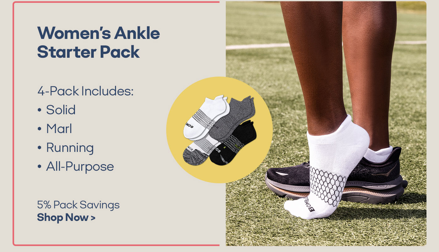 Women's Ankle Sock Starter 4-Pack
