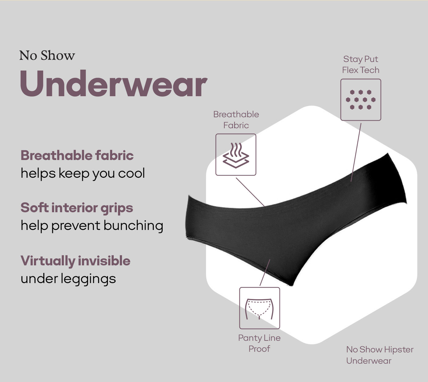No Show Underwear