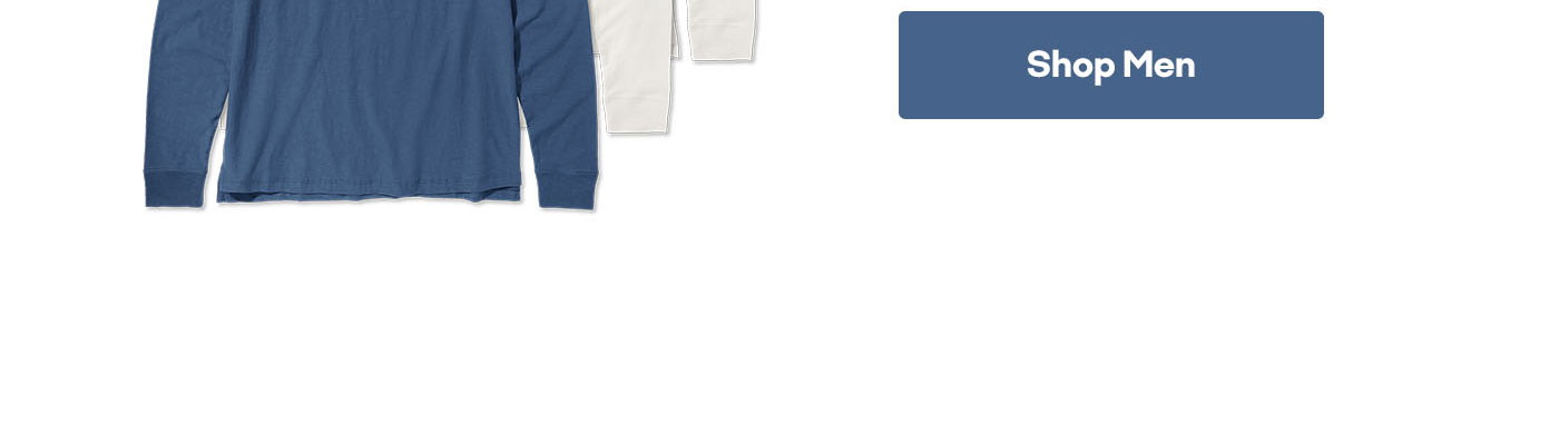Men's Air Slub Long Sleeve Crew Neck T-Shirt 3-Pack